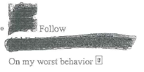 Behavior Tweet